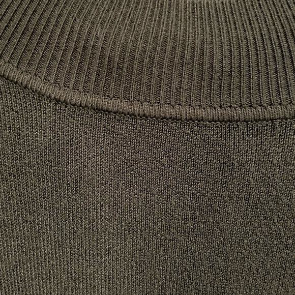 Olive Green Modern Citizen mock turtleneck sweater. Size M - Picture 2 of 8